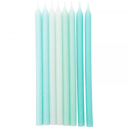 16 grandes bougies "menthe...