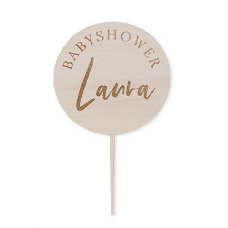 Cake topper en bois...