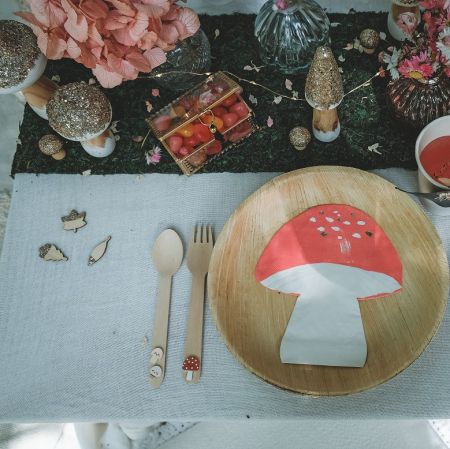 2 m chemin de table en mousse - 20 cm