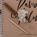 Stylo en bois personnalisable "mariage brush"