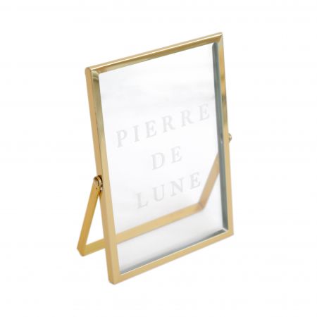 Nom de table cadre en verre...