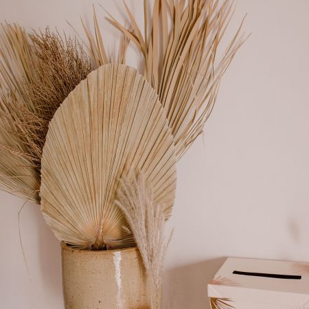 Feuille de palme découpée -...