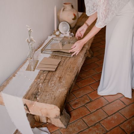 3 m chemin de table blanc...