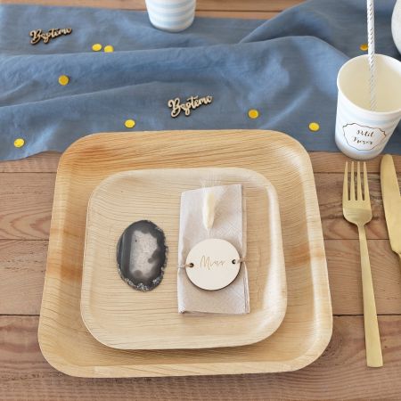 12 décorations en bois...