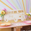Décoration en bois personnalisable "van hippie"