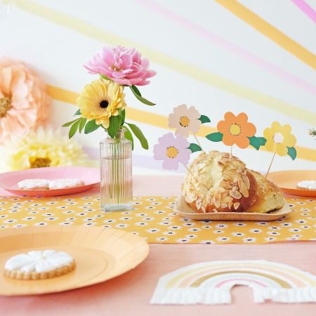 8 Cake Cake toppers Fleurs