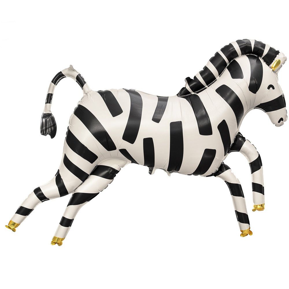 Ballon en mylar Zebra