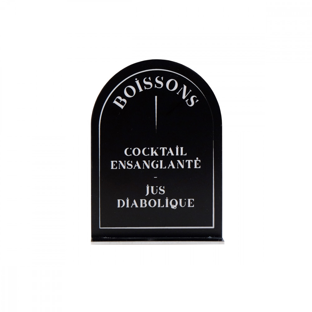 Mini pancarte personnalisable "pierre tombale"