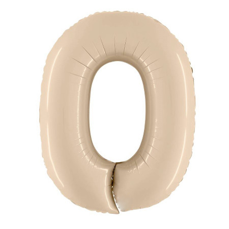 Ballon chiffre "sable" -...