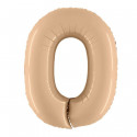 Ballon chiffre "désert" - 100 cm