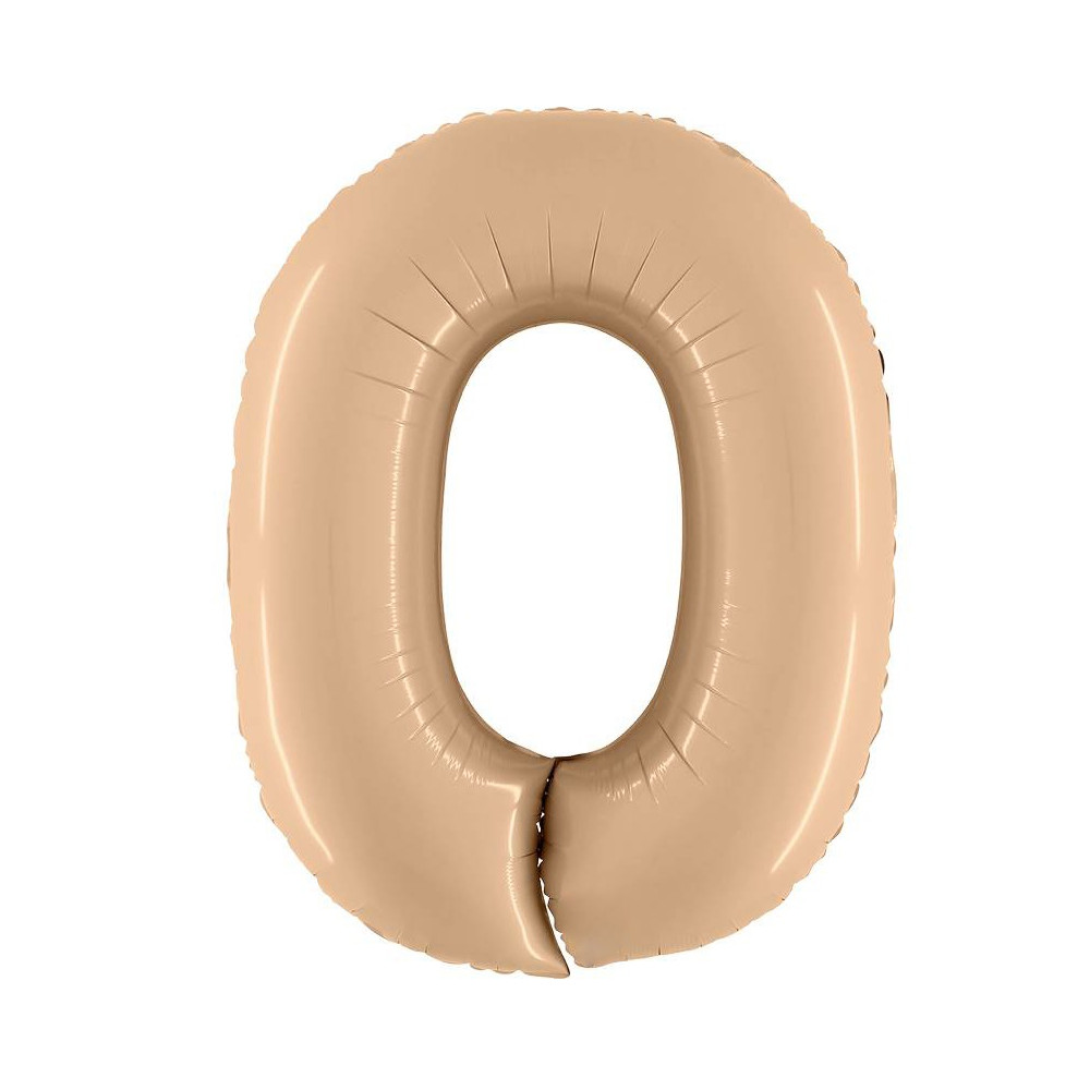 Ballon chiffre "désert" - 100 cm