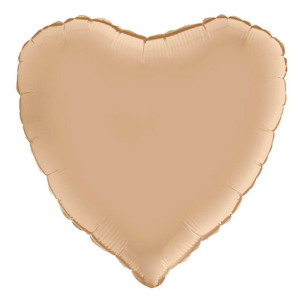 Ballon cœur "désert" - 45 cm