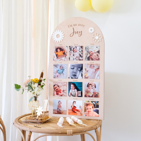 Panneau photo en bois...