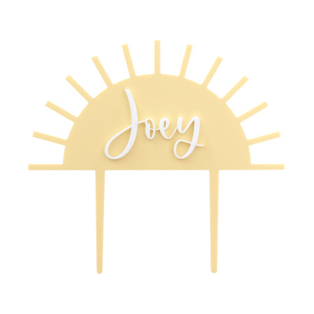 Cake topper en plexiglas...