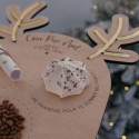 Plateau du Père Noël personnalisable "renne"