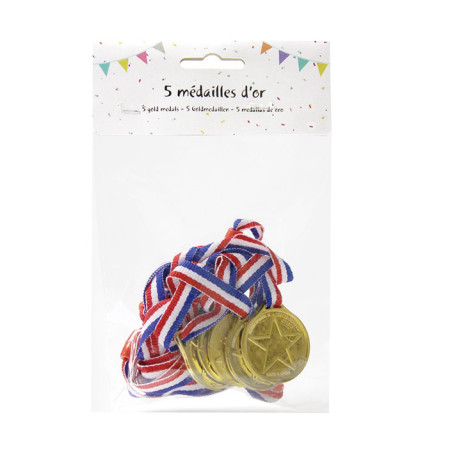 5 médailles de champion