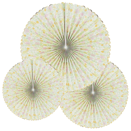 Lot de 3 rosaces "liberty...