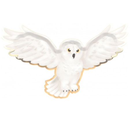 8 assiettes chouette "école...