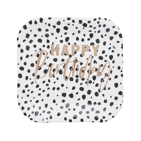 10 assiettes "dalmatien" -...