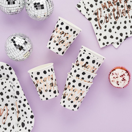 10 gobelets "dalmatien"