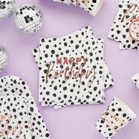 20 serviettes "dalmatien" -...
