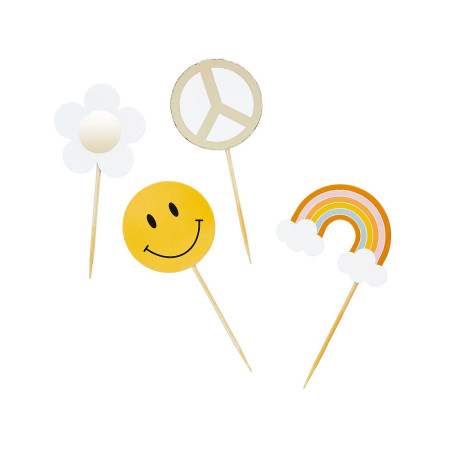 12 pics à gâteaux "Peace...