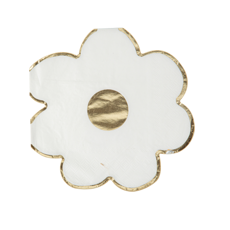 16 serviettes "gold...