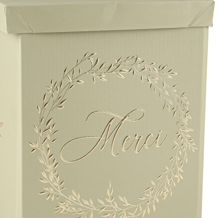 Urne "sauge feuilles dorées"