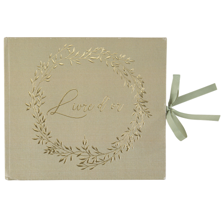 Livre d'or "sauge feuilles...