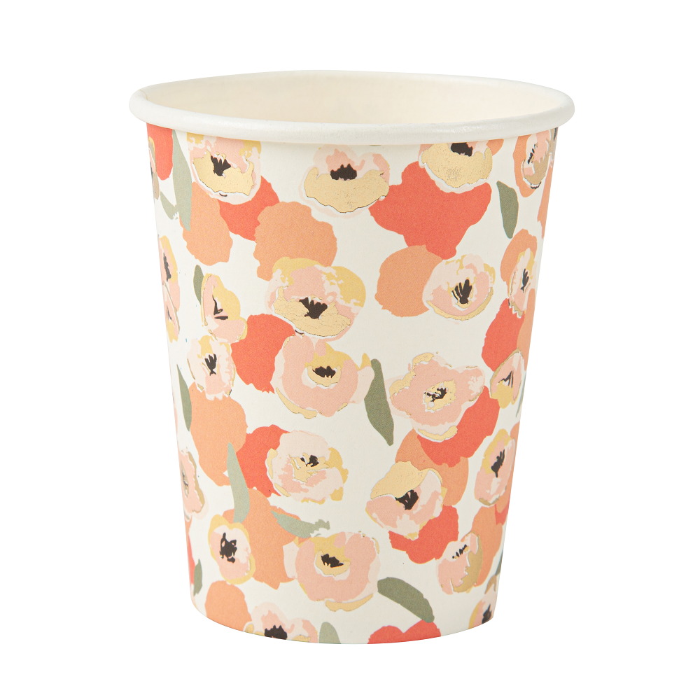 8 gobelets "anémone"