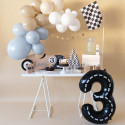 Cake topper en bois personnalisable "voiture"