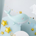 Ballon mylar Baleine - bleu