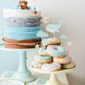 7 
Cupcake Cake topper - Baleine