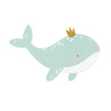 20 Serviette de table Baleine - mix - 16x10 cm