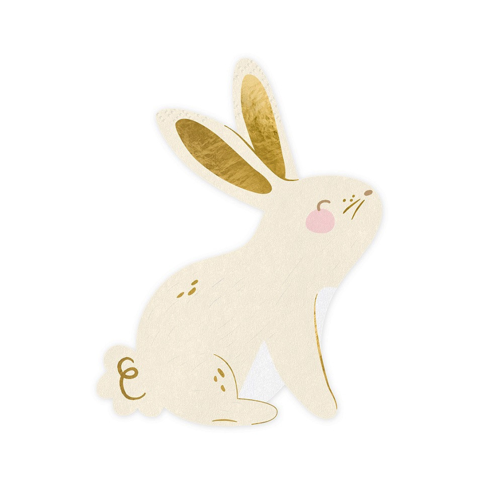 20 Serviettes de table Lapin