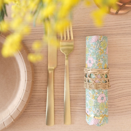 16 serviettes "liberty...