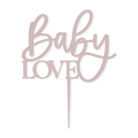 Cake topper "Baby love" -...