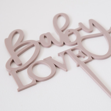 Cake topper "Baby love" -...