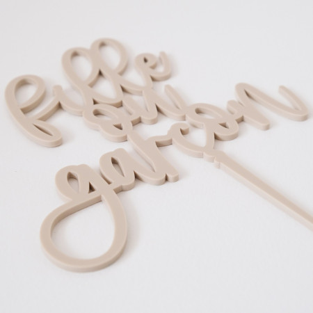 Cake topper "Fille ou...