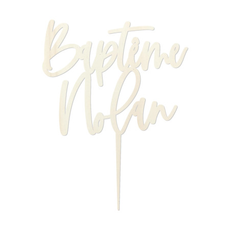 Cake topper personnalisable...