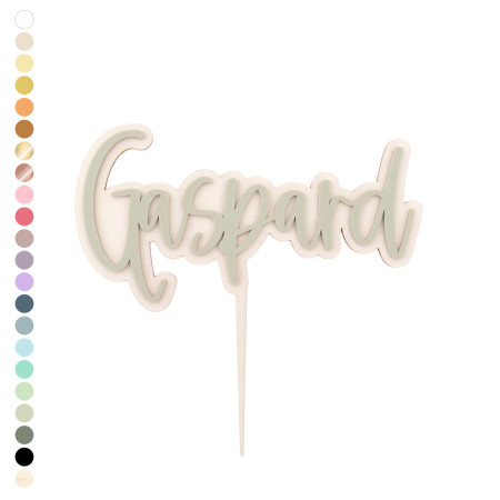 Cake topper personnalisable...