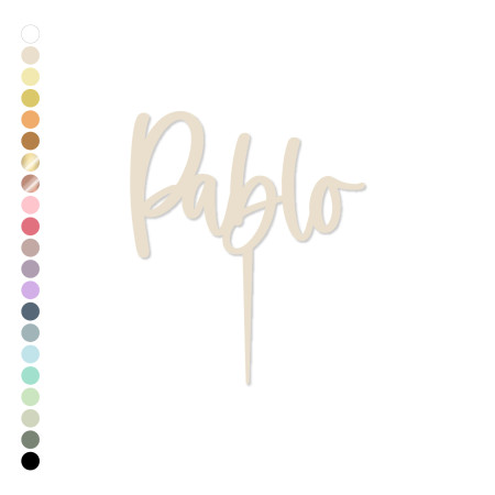 Cake topper personnalisable...