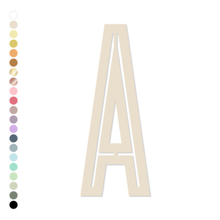 Lettre ou chiffre en...