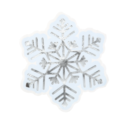 16 serviettes "flocon"