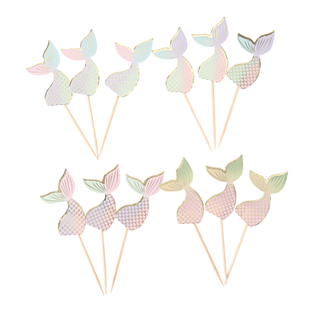 12 pics à gâteaux "sirène"