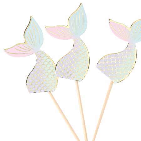 12 pics à gâteaux "sirène"