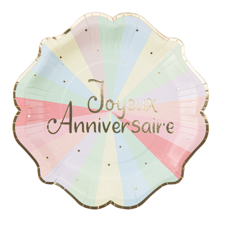 8 assiettes "summer vibes"...