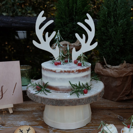 2 pics à gâteaux "bois de...