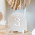 Numéro de table arche "Sand"