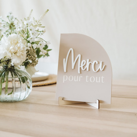 Panneau demi-arche...